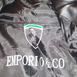Emporio leather jackets  new with tags never worn